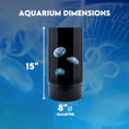 Load image into Gallery viewer, Home Jellyfish Aquarium - Desktop Aquarium for Real Jellyfish, Great for Small Spaces and Stress Relief
Jellyfish Cylinder Nano Aquarium - Unique Pet Fish Setup with Low Maintenance and Supplies List for Beginners
Jellyfish Aquarium Starter Kit - Unique Pets to Own, Includes Hydrometer, JellyBio Starter, and Chemi-Pure Blue for Saltwater Maintenance
Low Maintenance Pets - Jellyfish Aquarium for Apartments and Offices, Perfect for Elderly and Kids, Cool Unique Pets for Sale