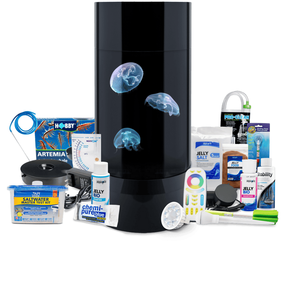 Jelly Cylinder 5 kit (Black) - 5 Gallon Saltwater Tank – Jellyfish Art