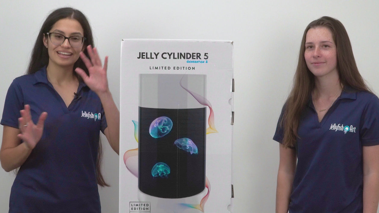 *Upsized* - Jelly Cylinder 5 - Diamond White - (3 Lg. Jellyfish Kit)
