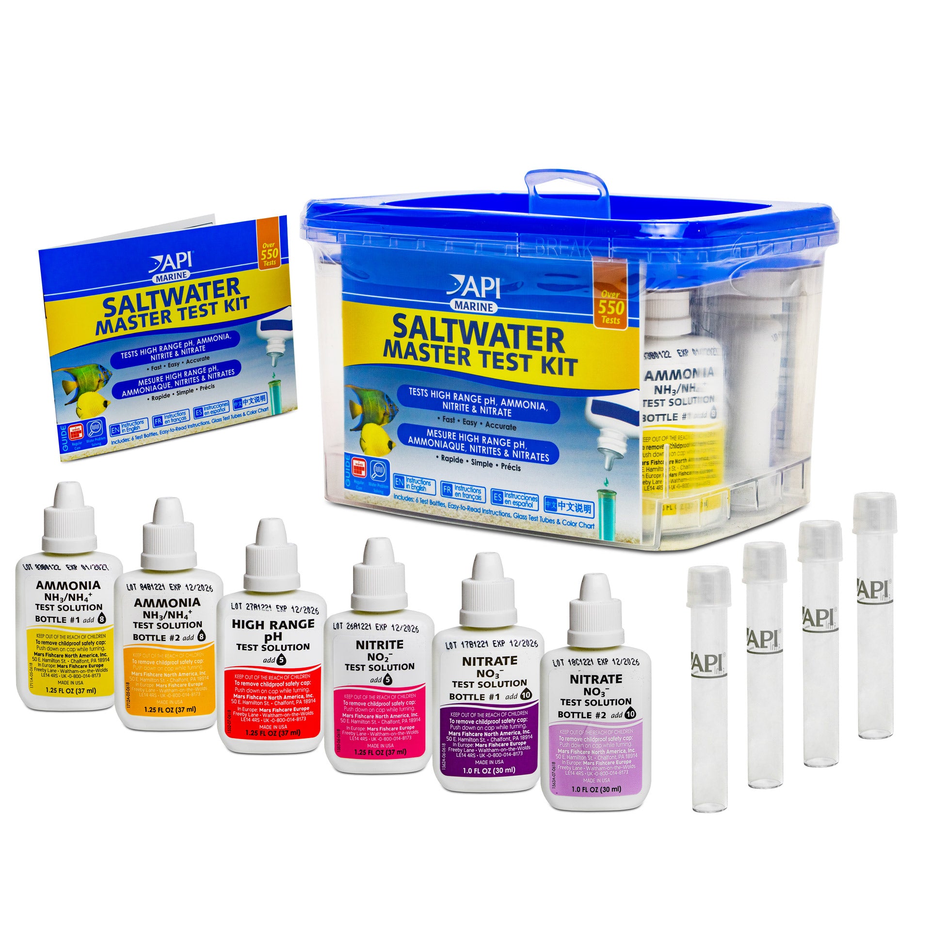 Aquarium Water Test Kit PH Tester Tropical Aquarium Water Fish Tank
